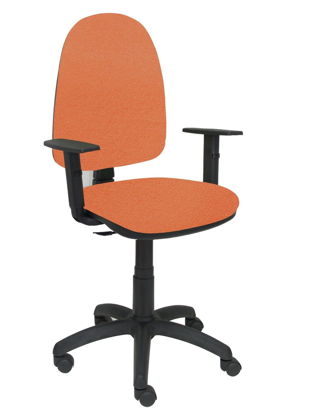 Silla Operativa de oficina Ayna bali marrón brazos regulables