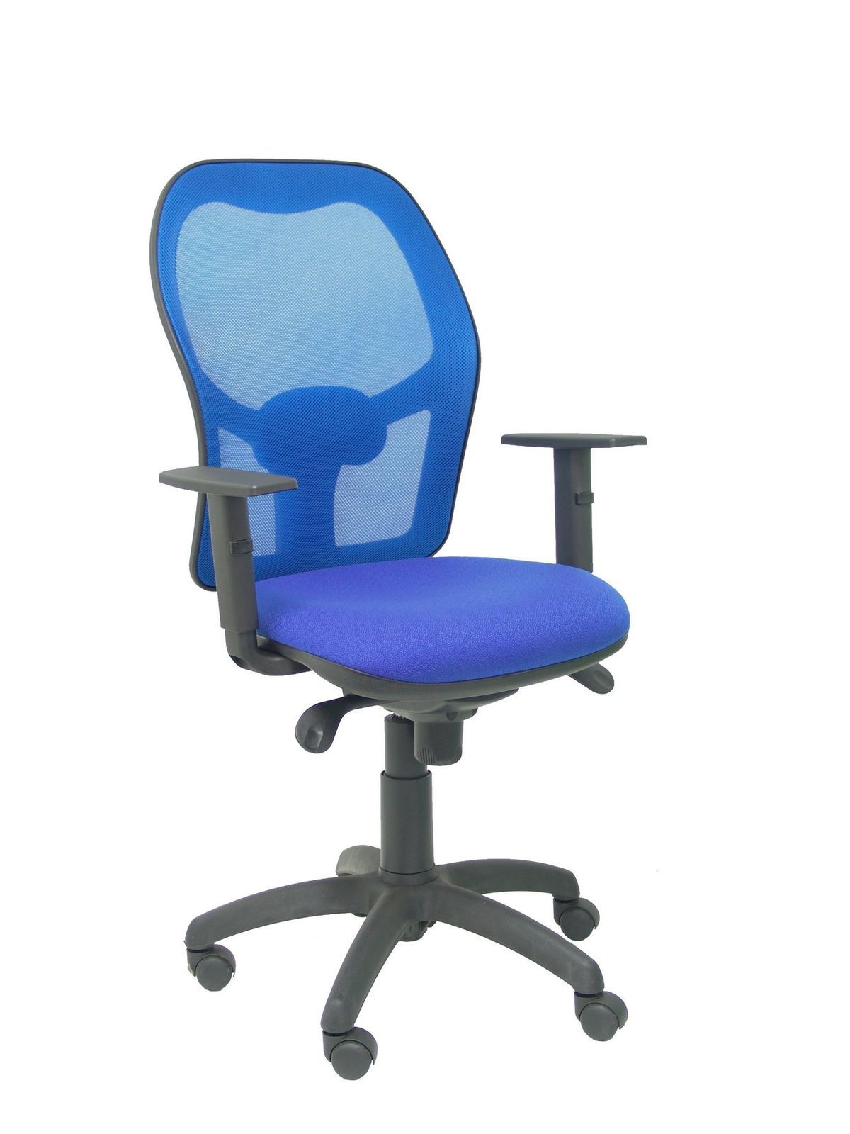Silla Operativa de oficina Jorquera malla azul asiento bali azul