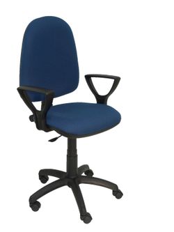 Silla Operativa de oficina modelo Ayna bali azul marino brazos
