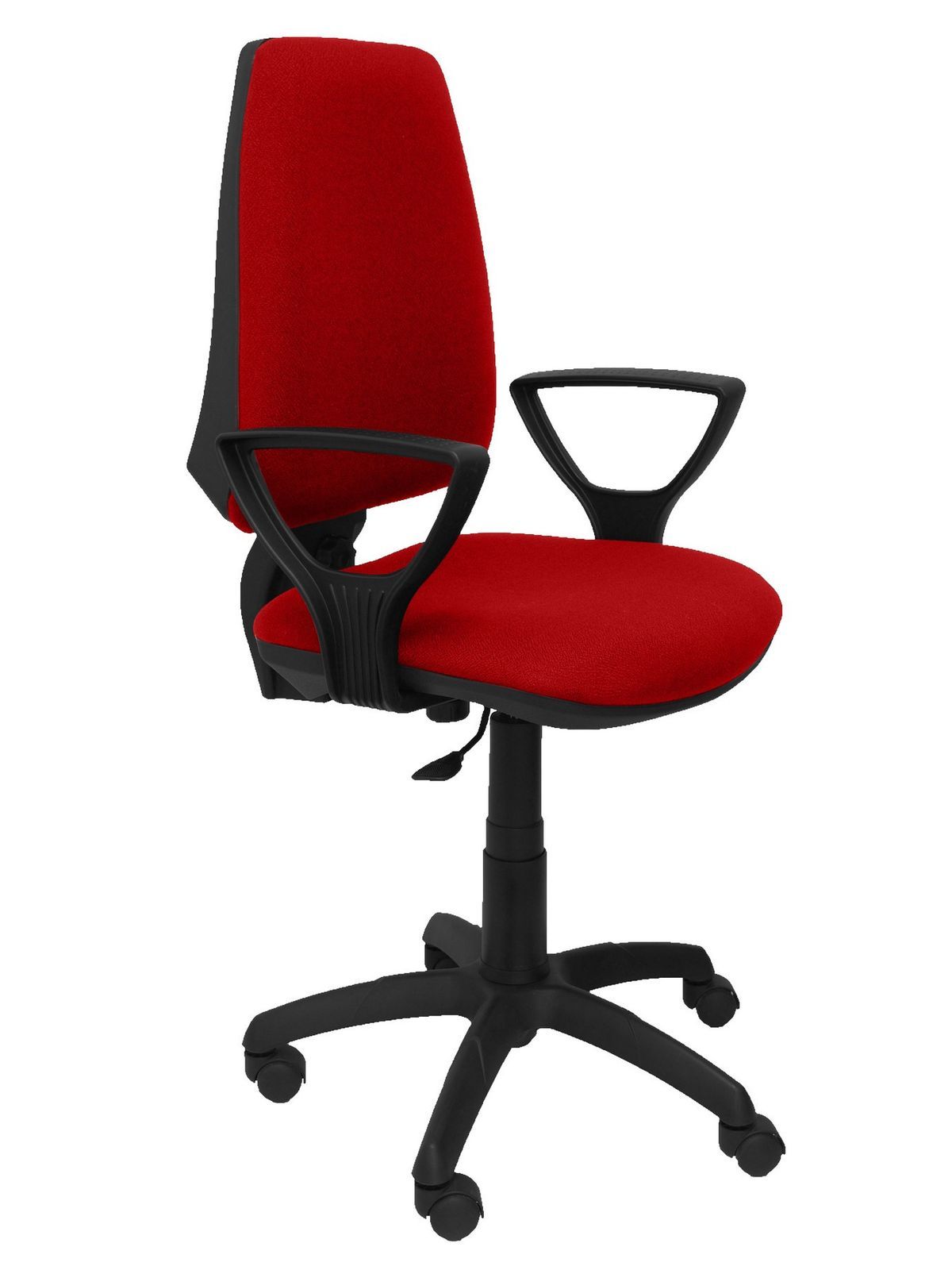 Silla Operativa de oficina modelo  Elche CP brazos golf bali color rojo