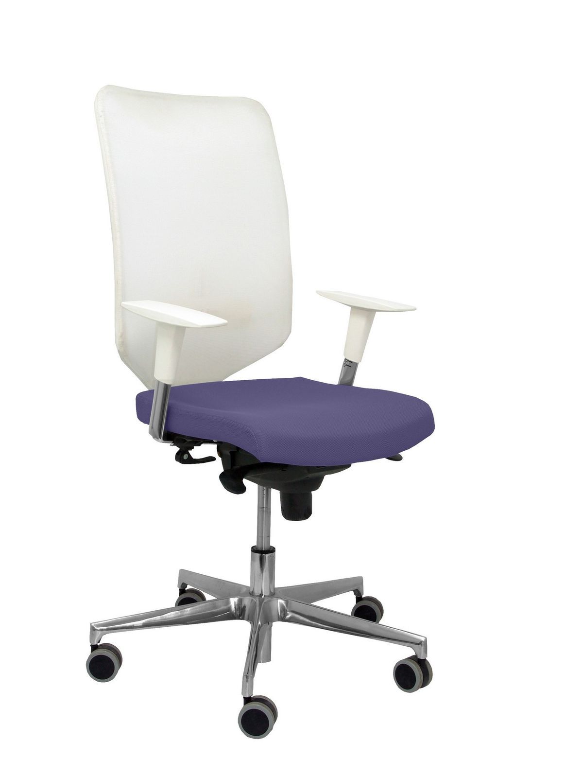 Silla Operativa de oficina Ossa Blanca bali azul claro