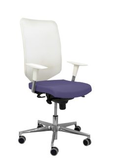 Silla Operativa de oficina Ossa Blanca bali azul claro