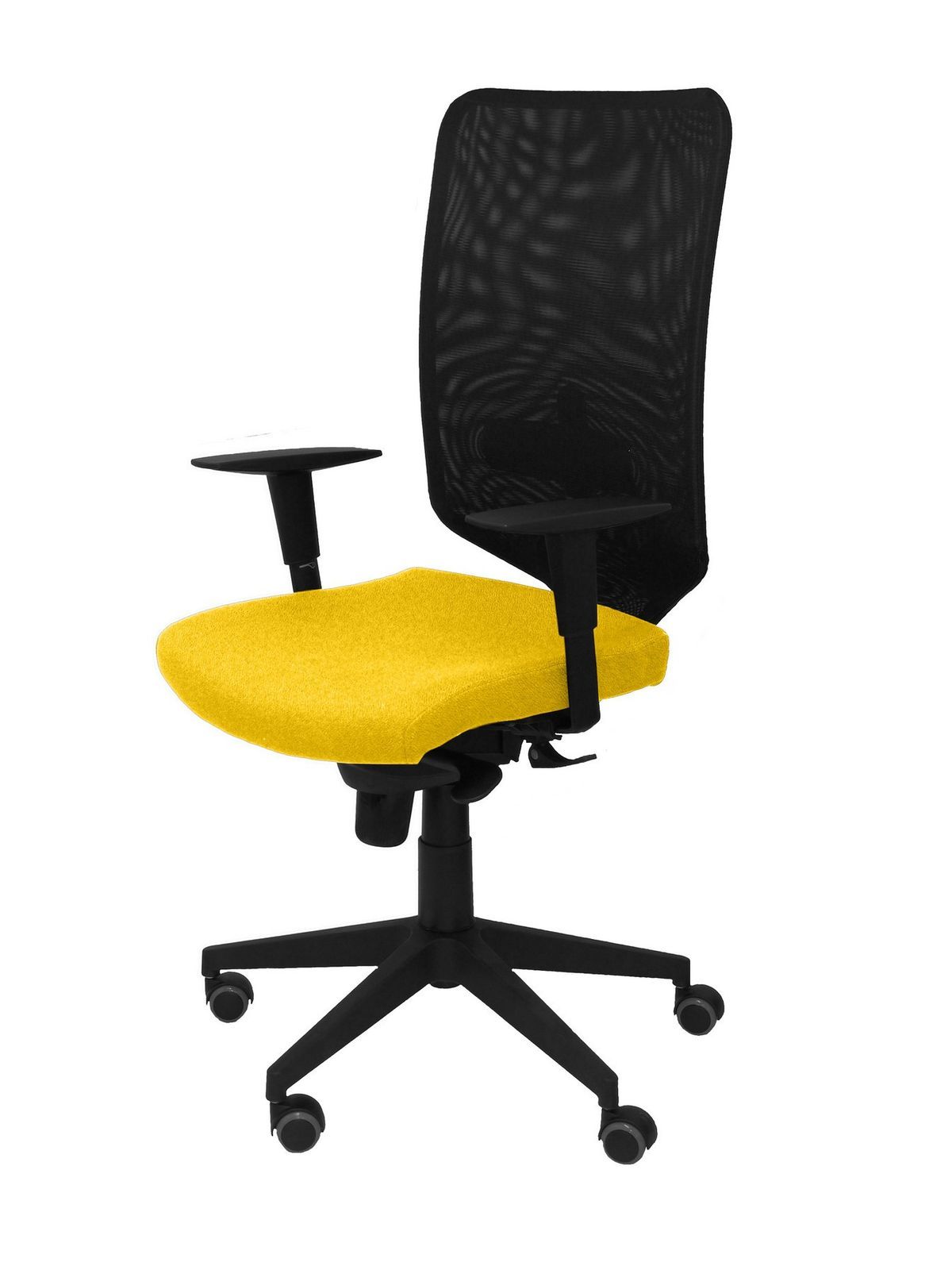 Silla Operativa de oficina Ossa Negra bali amarillo