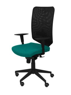 Silla Operativa de oficina Ossa Negra bali verde claro