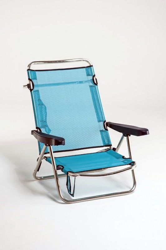Silla playa aluminio 604ALF color azul