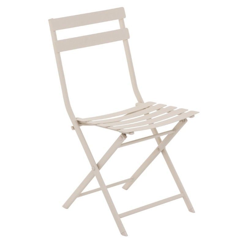 Silla plegable Greensboro Marfil 42x51 cm