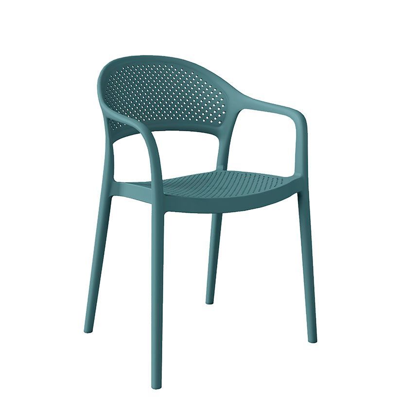 Silla Pp Apilable Solaz Azul