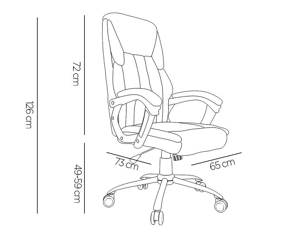 Silla q-connect direccion bolz ano simil piel base metalica alt max 1260 anc 650 prof 730 mm ruedas premium color negro