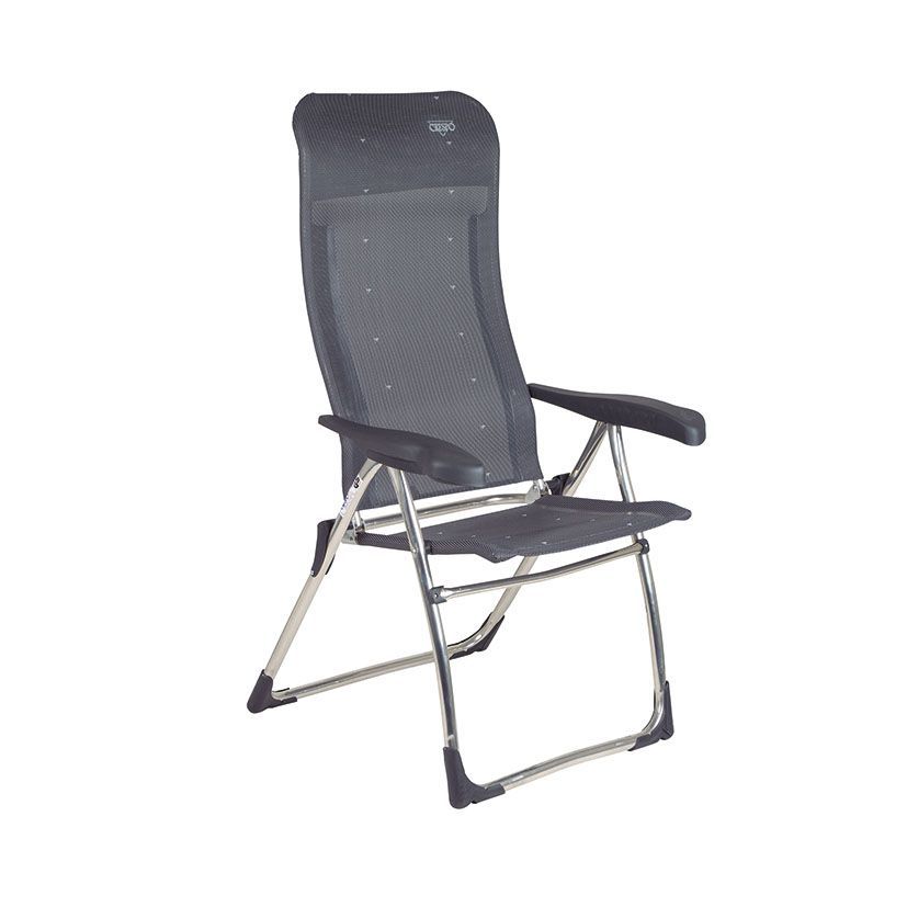 Silla Reclinable Gris Oscuro