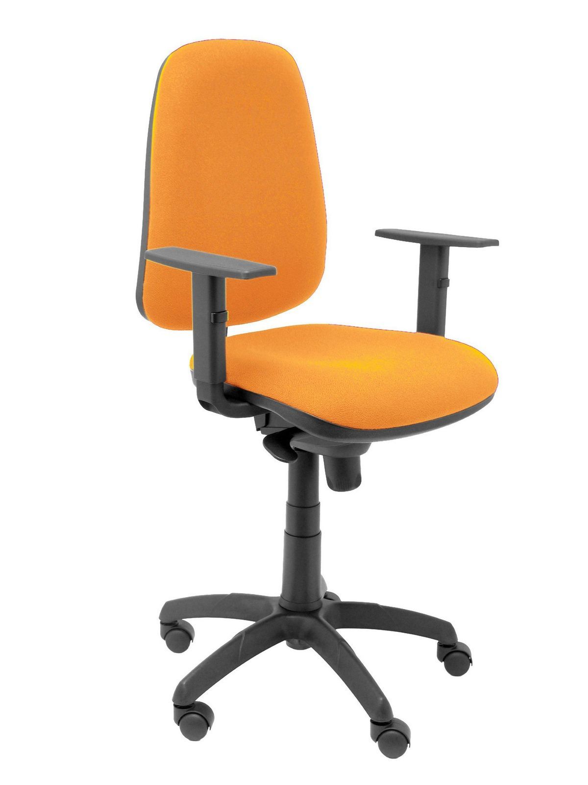 Silla Tarancón bali naranja con brazos regulables