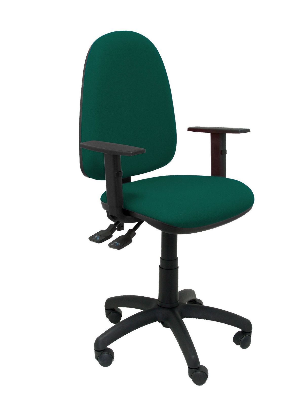 Silla Tribaldos  con brazos regulables verde