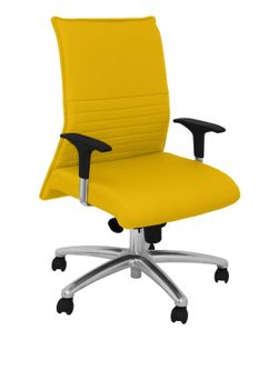 Sillón confidente Albacete  bali amarillo hasta 160 kg