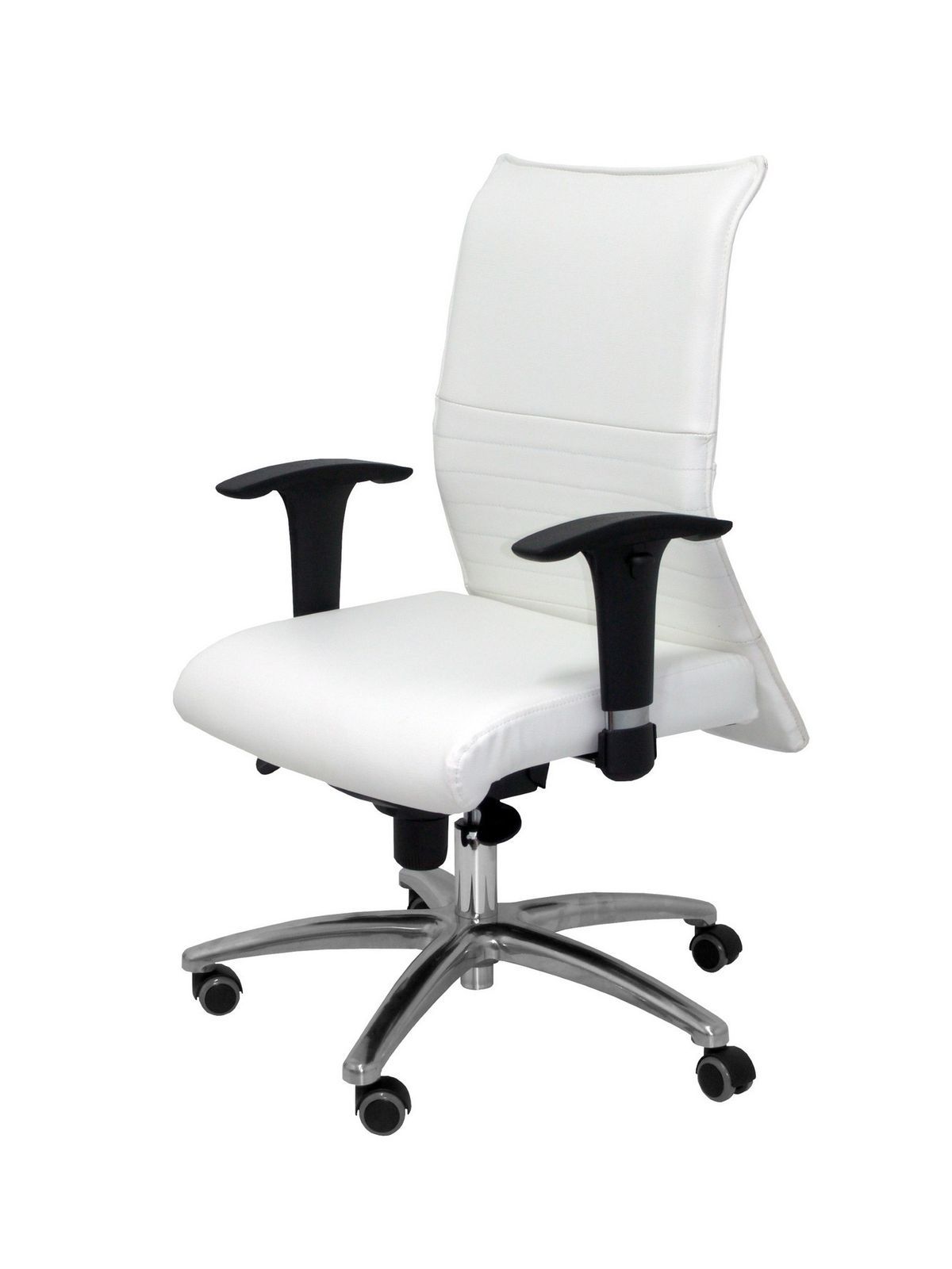 Sillón confidente Albacete  similpiel blanco hasta 160 kg