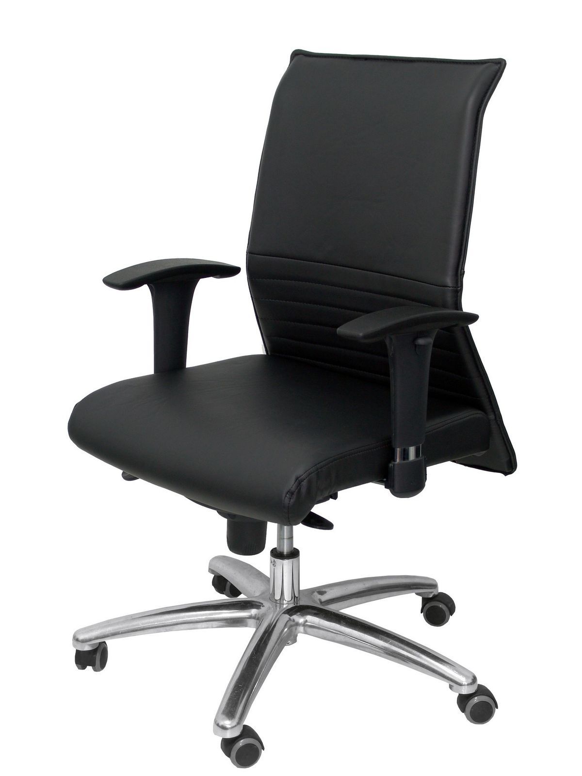 Sillón confidente Albacete  similpiel negro hasta 160 kg