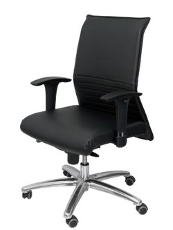 Sillón confidente Albacete  similpiel negro hasta 160 kg