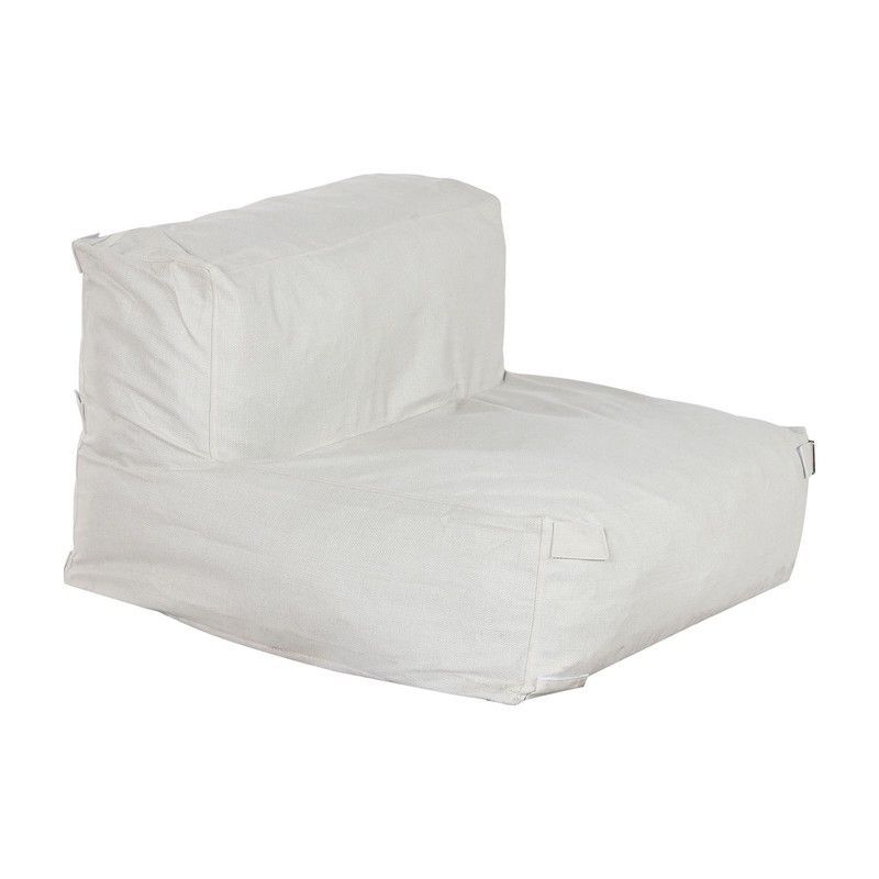 Sillón de jardín de tejido de poliéster en beige, 90 x 87 x 65 cm | Sea Side