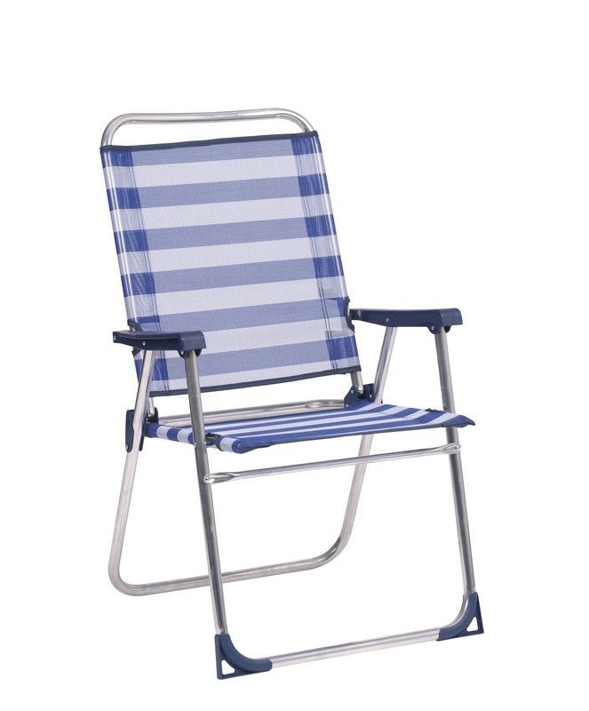 Sillon fijo alum alto rayas