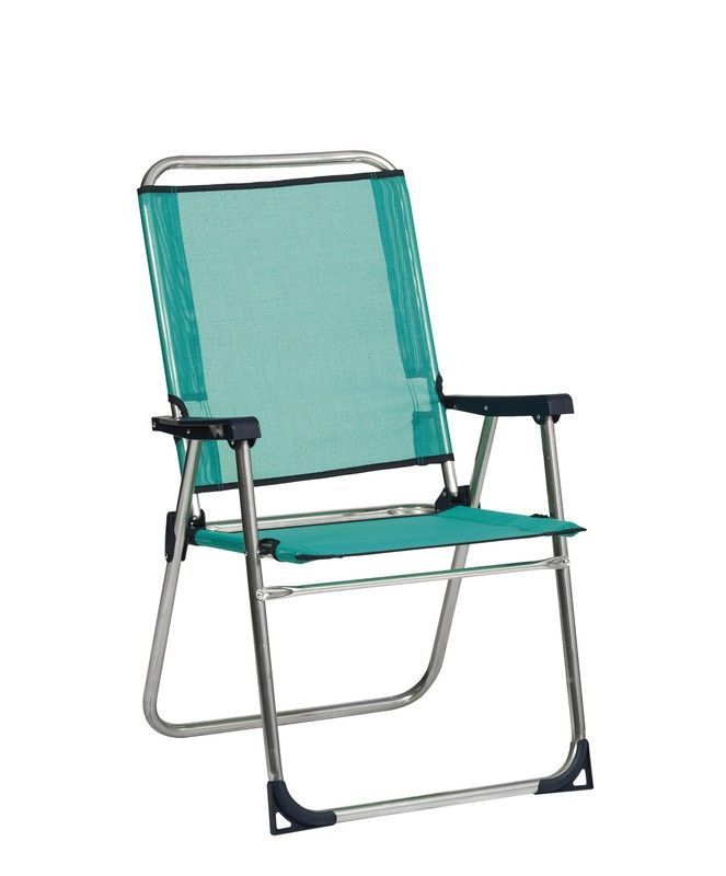 Sillon fijo alum alto turquesa