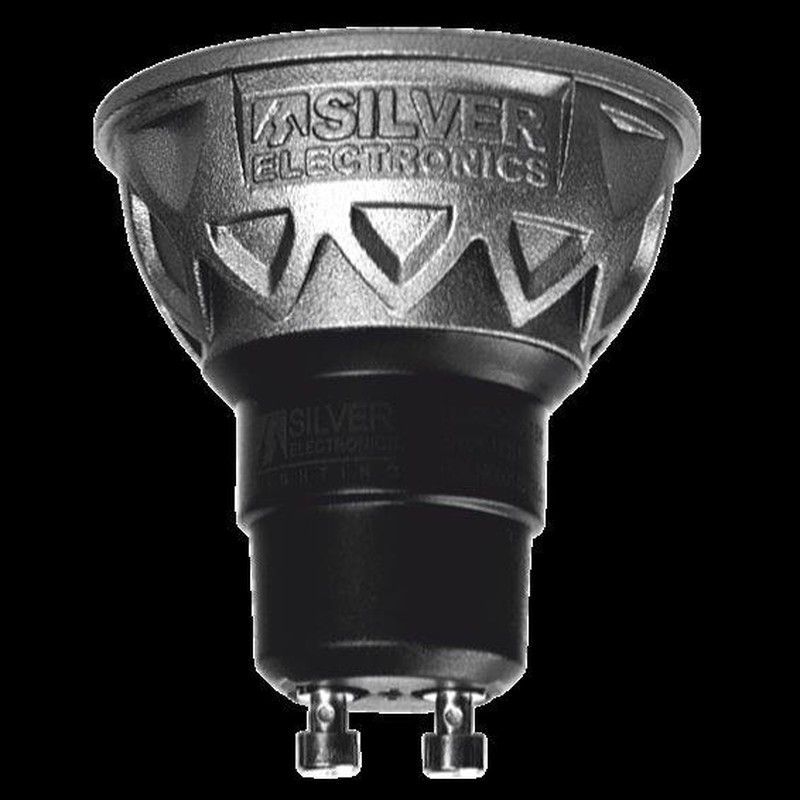 Silver dicroica LED 5w GU10 3000K 450lm 38