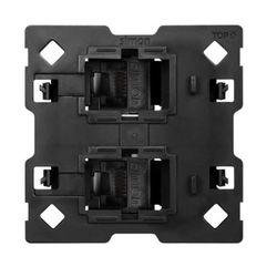 Simon 100 Adaptador para 2 conectores informáticos RJ45