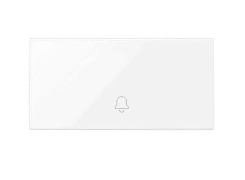 Simon 100 Tecla individual para pulsador blanco brillante