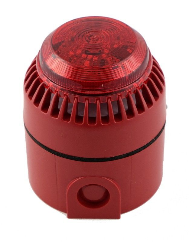 Sirena De Alarma Bitonal Con Luz