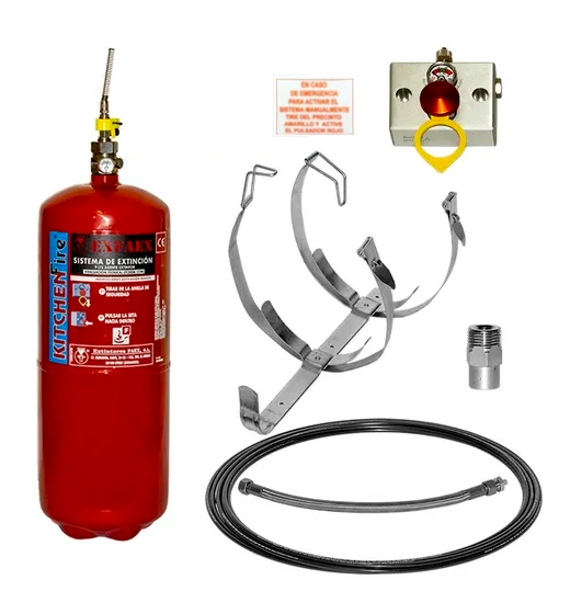 Sistema extinción automático para cocinas