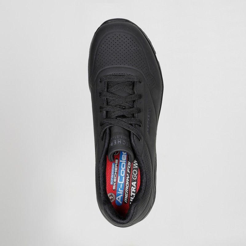 Skechers Work Relaxed Fit: Uno SR - Sutal – Zapatillas de trabajo antideslizantes para hombre
