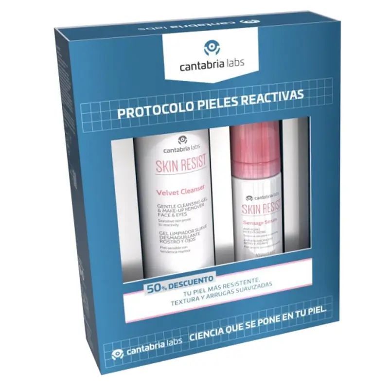 Skin Resist Pack Velvet cleanser + sensage serum