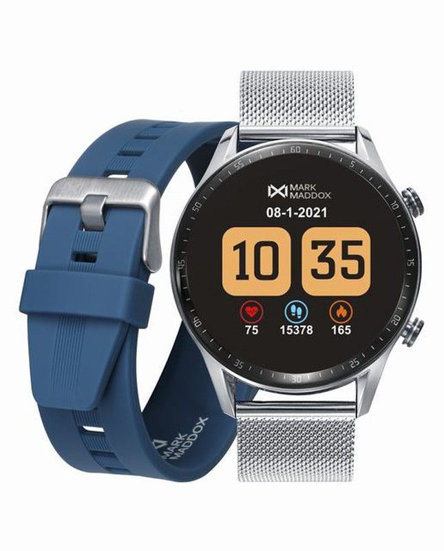 Smartwatch para hombre de Mark Maddox en acero  y correa de regalo