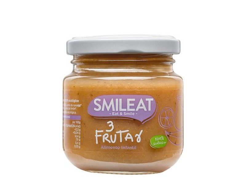 Smileat 3 Frutas Ecológico 130g
