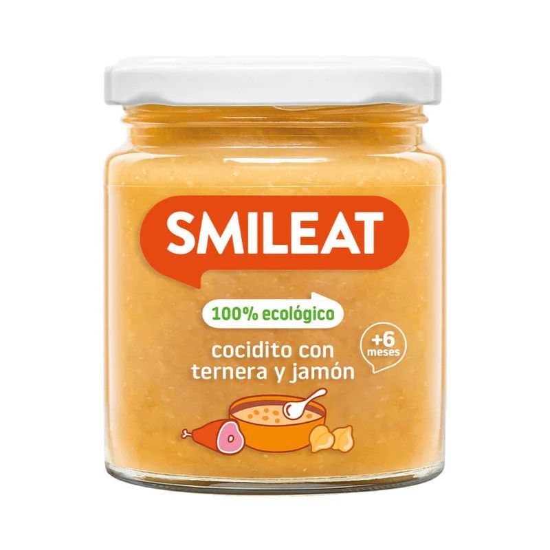 Smileat Tarrito de Cocidito con Ternera y Jamón 230gr