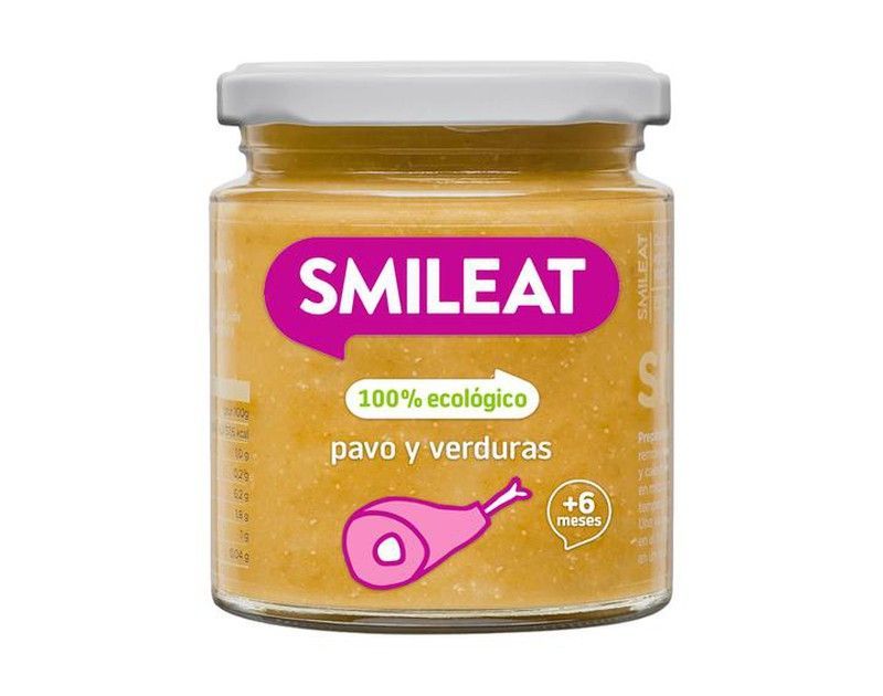 Smileat Verduras Con Pavo Ecologico 230g