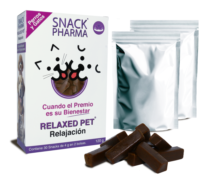 Snack Pharma Relaxed Pet Snack Relajante para Perros y Gatos – 60 g