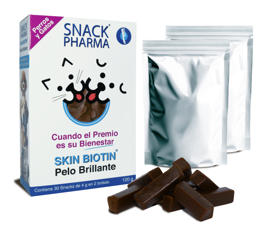 Snack Pharma Skin Biotin Pet Snack para Pelaje Brillante 30 uds (120 g)