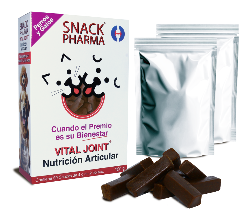 Snack Pharma Vital Joint Pet Snack Nutrición Articular – 30 uds (120 g)