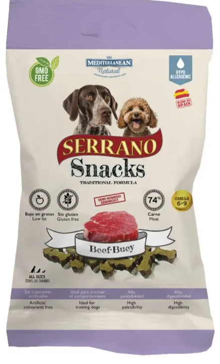 Snacks fórmula tradicional premios sabor buey 100gr de Mediterranean natural