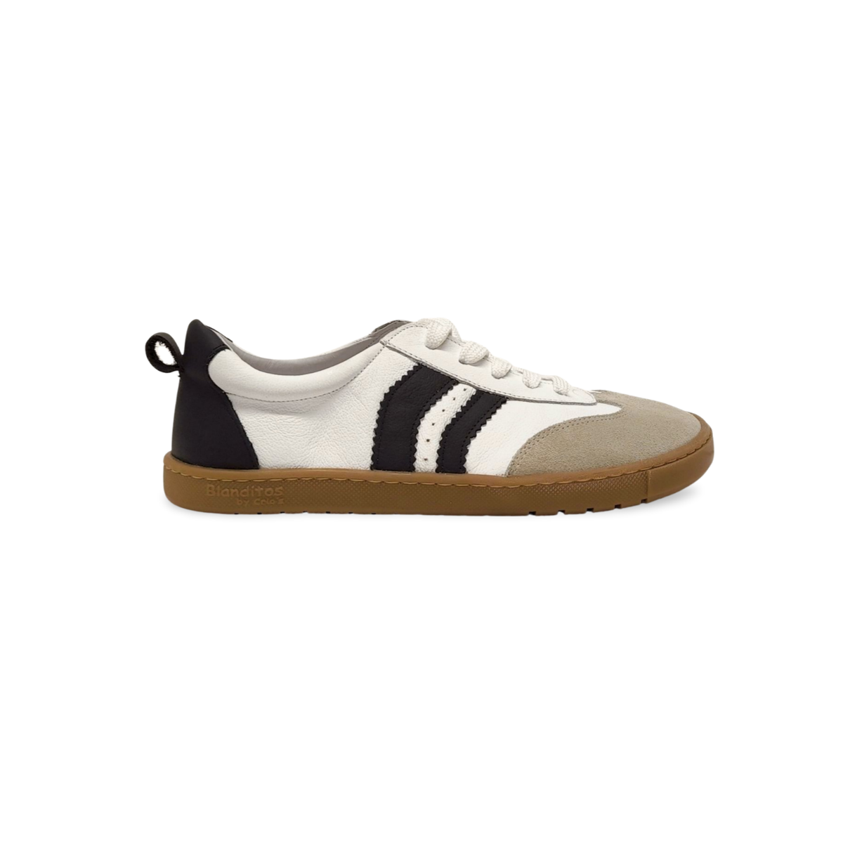 Sneakers Blanditos MAREA piel bco-ngo
