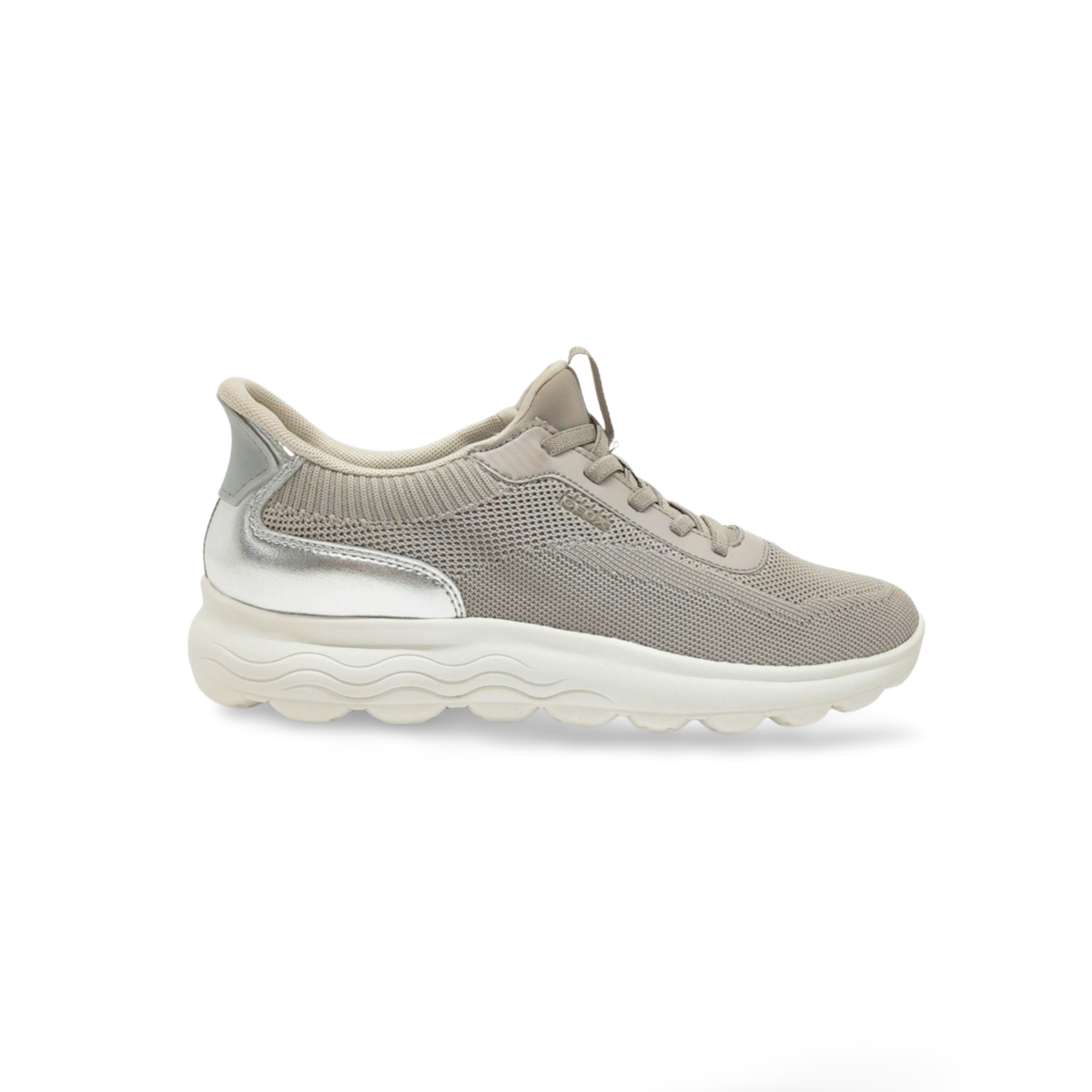 Sneakers Geox D557MA textil plateado