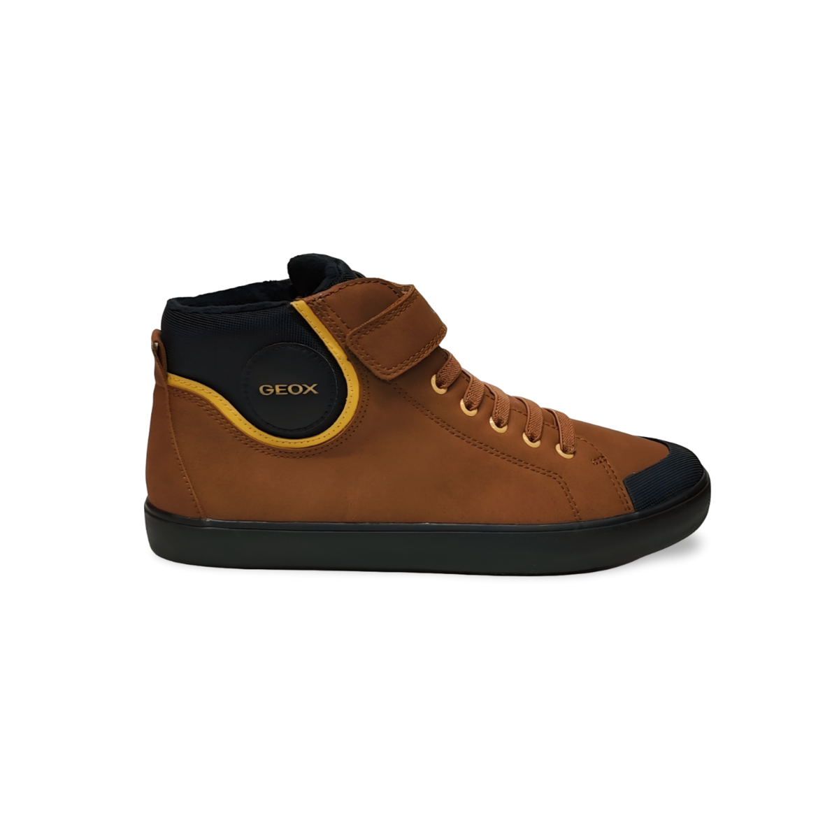 Sneakers Geox J465CC piel amarillo