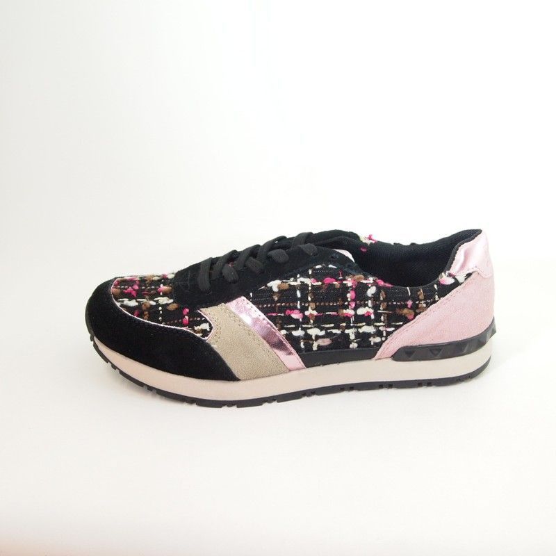 Sneakers Gioseppo Bited 28965 Negro-Rosa