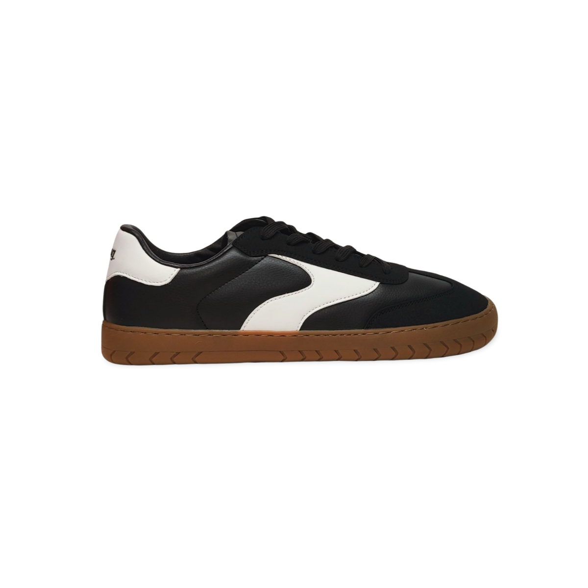 Sneakers Mustang 84806 piel vegana negro