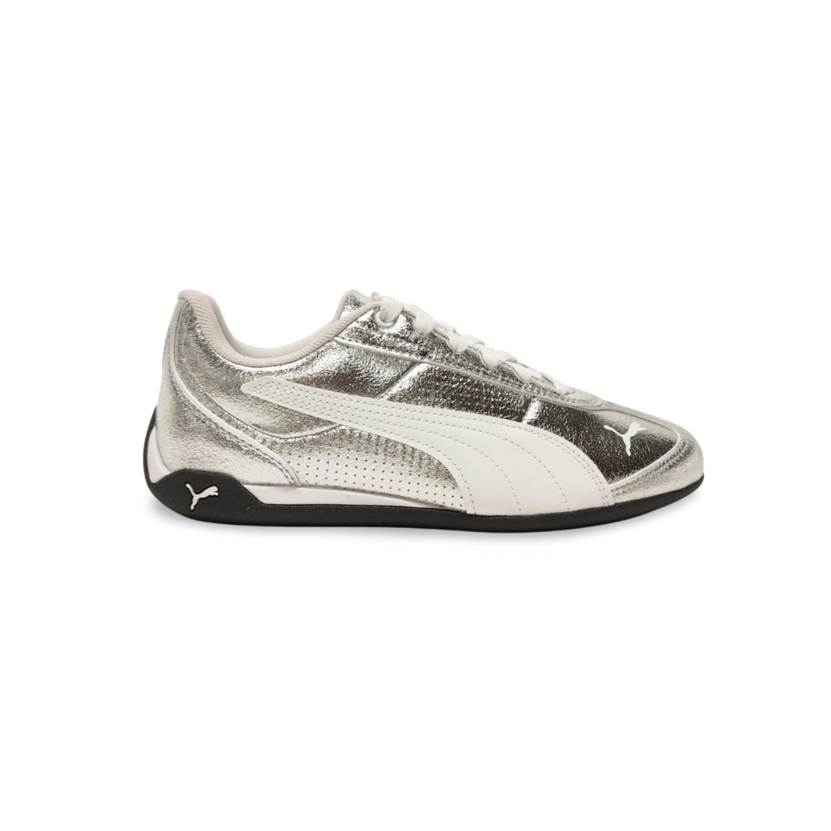 Sneakers Puma 405840 piel plateado