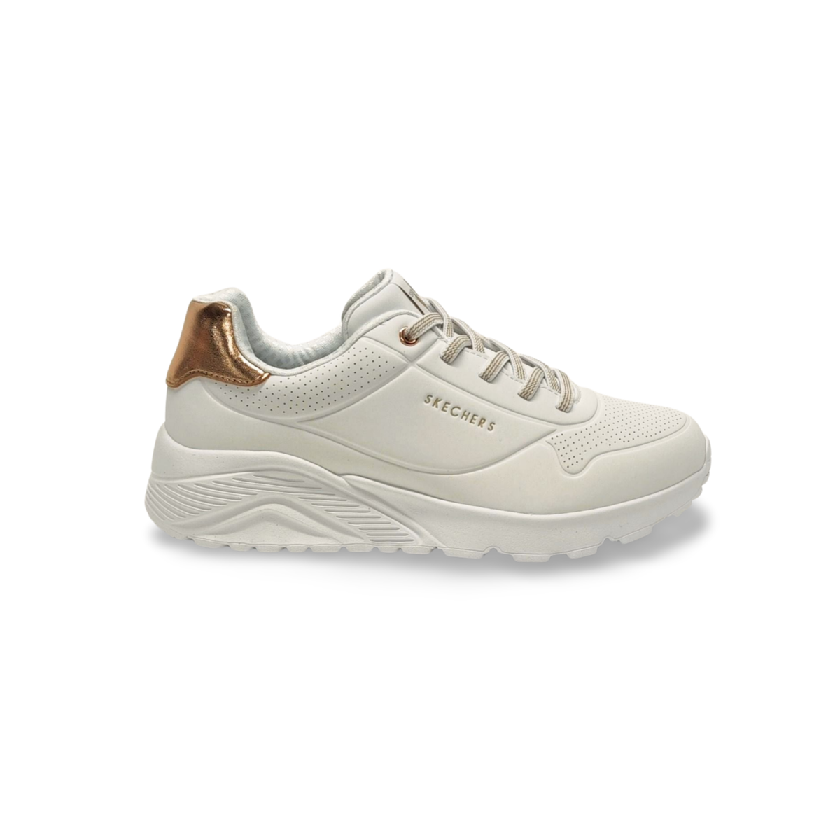 Sneakers Skechers 310384 piel vegana blanco