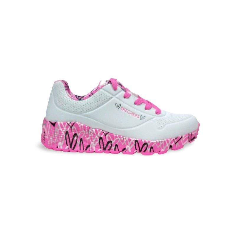 Sneakers Skechers 314976 piel vegana combinados