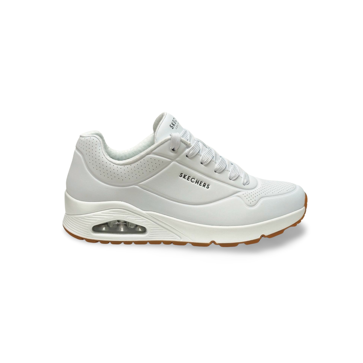 Sneakers Skechers 52458 piel vegana blanco