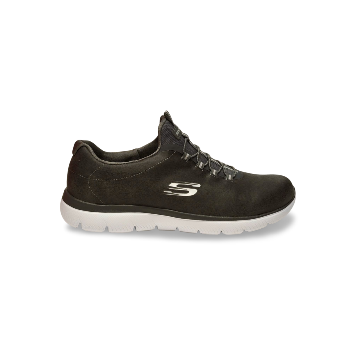 Sneakers Skechers 88301 piel vegana gris