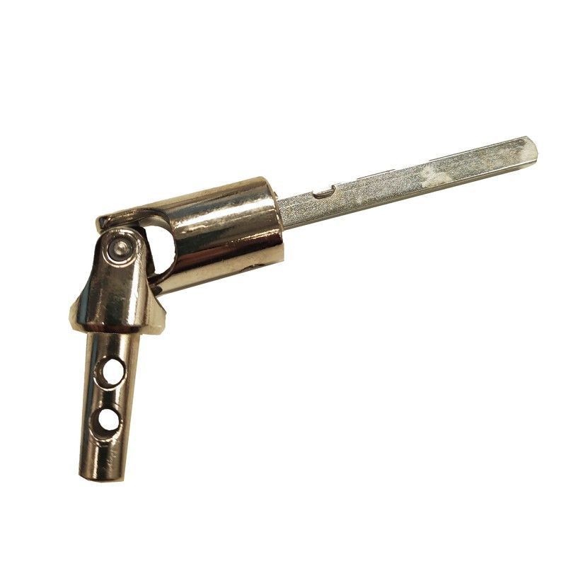 SNODO para meca. cortina con varilla C.6 mm /L:56 - MACHO 10 mm: para manivela Ø 13 mm.