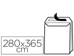 Sobre liderpapel bolsa fuelle kraft 280x365X30 mm solapa tira de silicona caja de 50 unidades