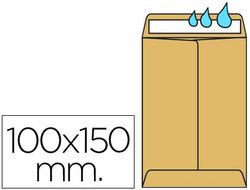 Sobre Liderpapel Bolsa N.1 Kraft Salarios 100X150 mm Engomado Caja de 1000 Unidades